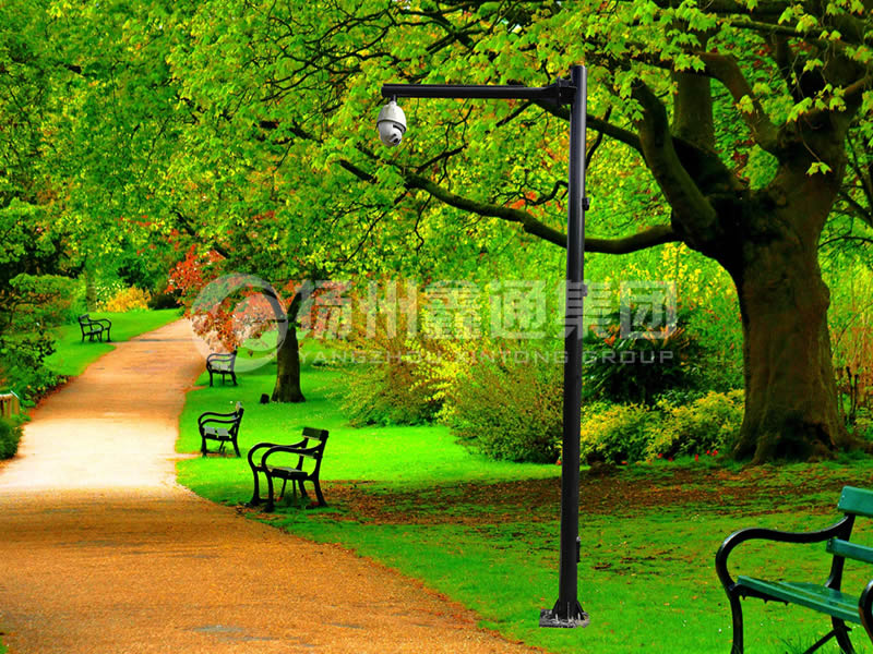 DJG-026，電子監(jiān)控桿，公園監(jiān)控桿