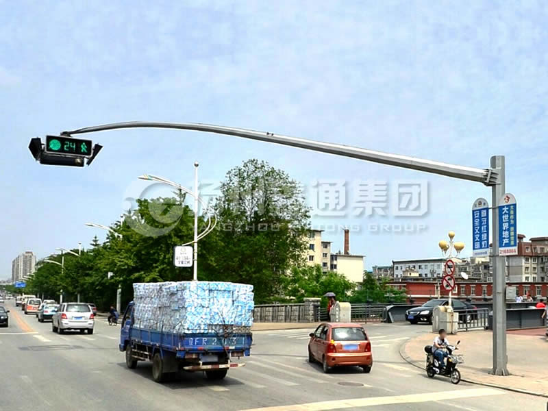 XHDG-048，吊籠式信號燈桿，吉林信號燈桿